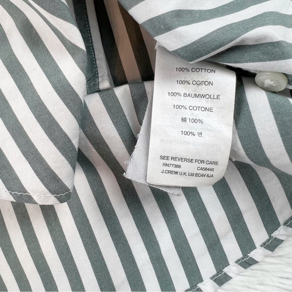 J Crew Men’s short sleeve classics fit striped casual button up shirt - Picture 7 of 8